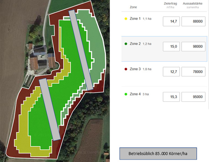 ClimateField View Ansicht beim Betrieb Huber